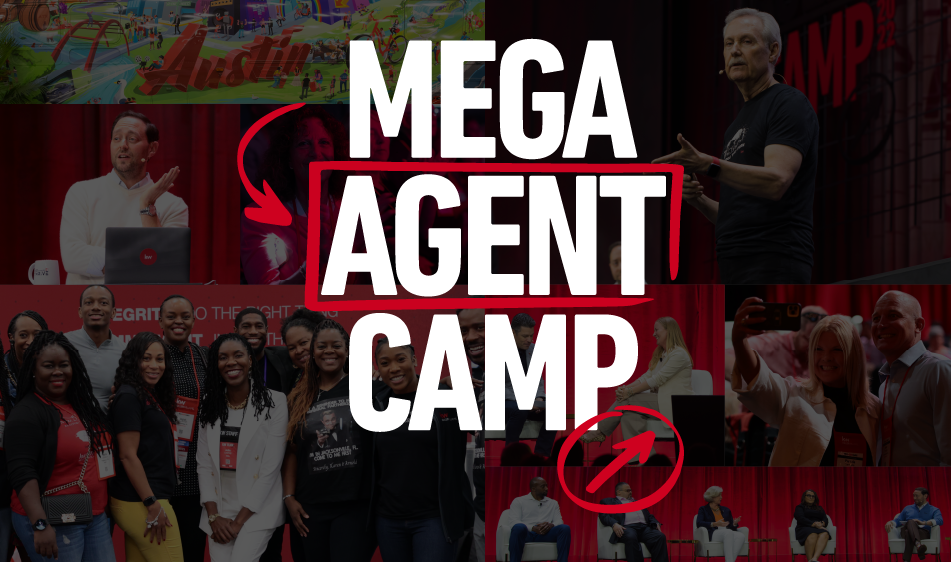Evento Mega Agent Camp de Keller Williams para formación de agentes inmobiliarios