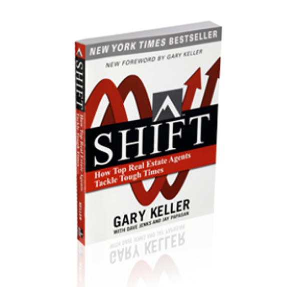 Portada del libro "Shift" de Gary Keller sobre estrategias inmobiliarias